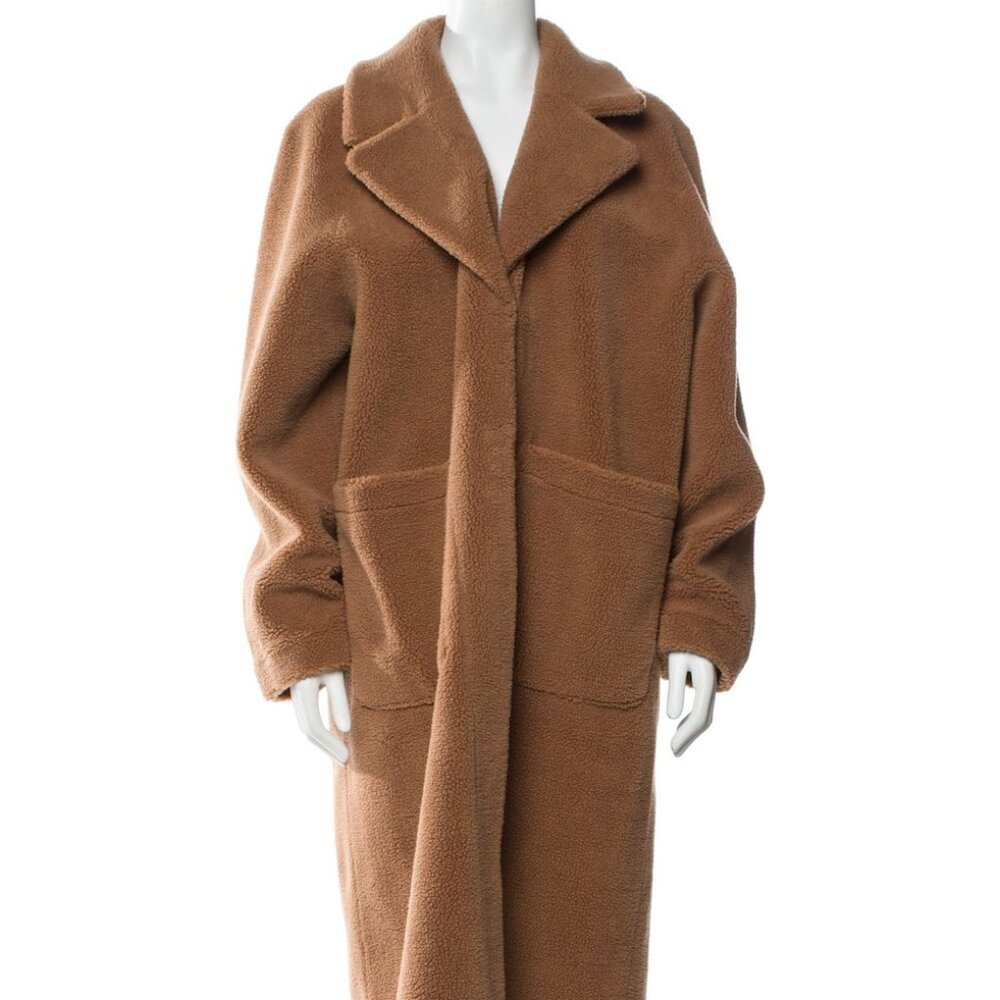 Rebecca Minkoff Oversized Vegan Shearling Teddy Coat